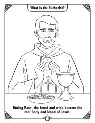 What is the Eucharist? Coloring page3